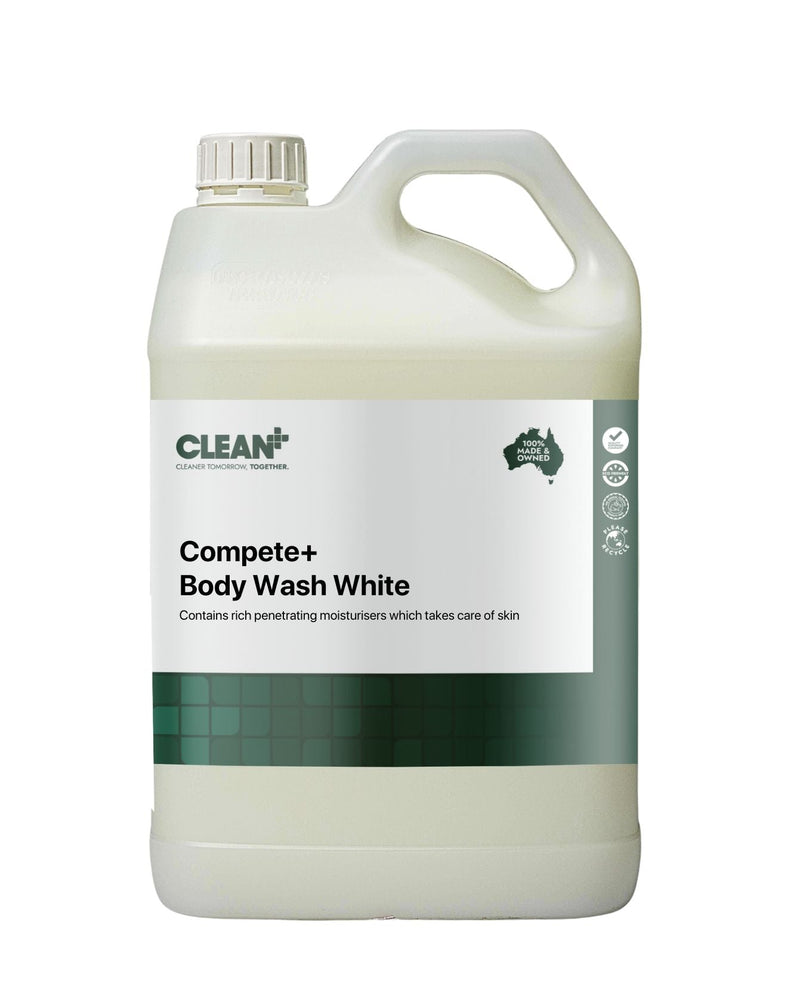 367 CLEAN+ COMPETE+ PLUS BODYWASH WHITE 5L