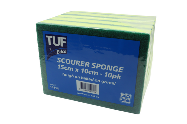 18114 TUF by Edco Scourer Sponge 10pk