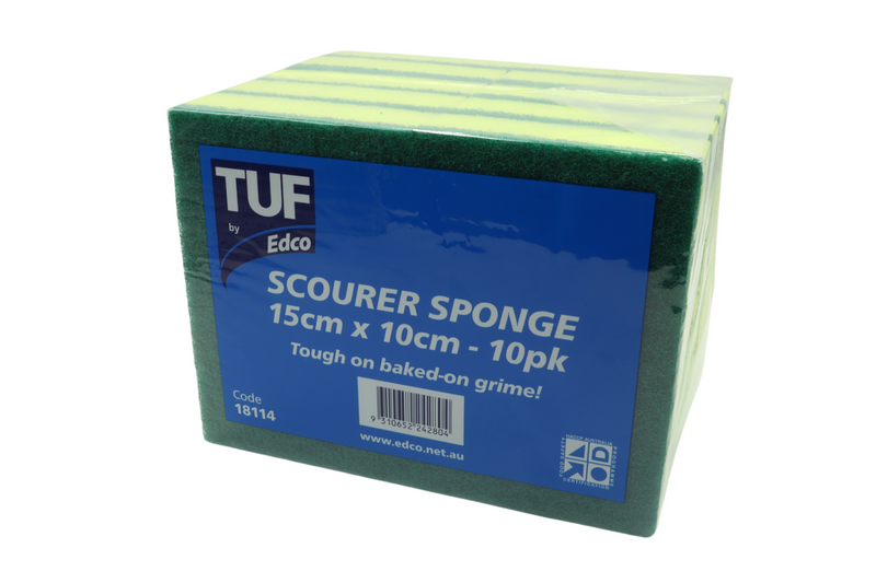 18114 TUF by Edco Scourer Sponge 10pk