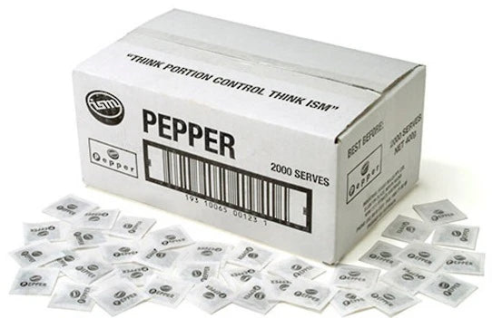 ISMP -  ISM Pepper Individual Pepper Sachets x 2000