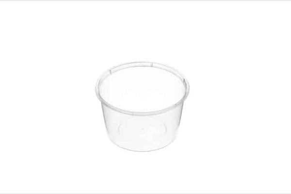 GR-500 GENFAC 500Ml Clear Round Containers