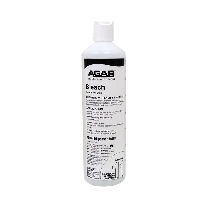 D7BL AGAR SQUIRT BOTTLE 750ML - BLEACH