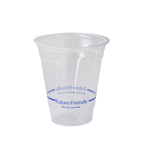 FUTURE FRIENDLY 12OZ RPET CLEAR CUPS 1000/CTN (96MM RIM)