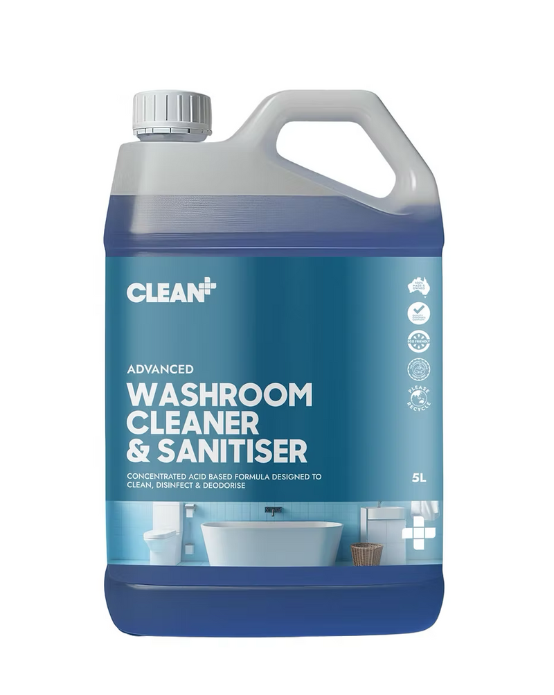 CLEAN+ ADVANCED WASHROOM CLEANER AND SANITISER 5L